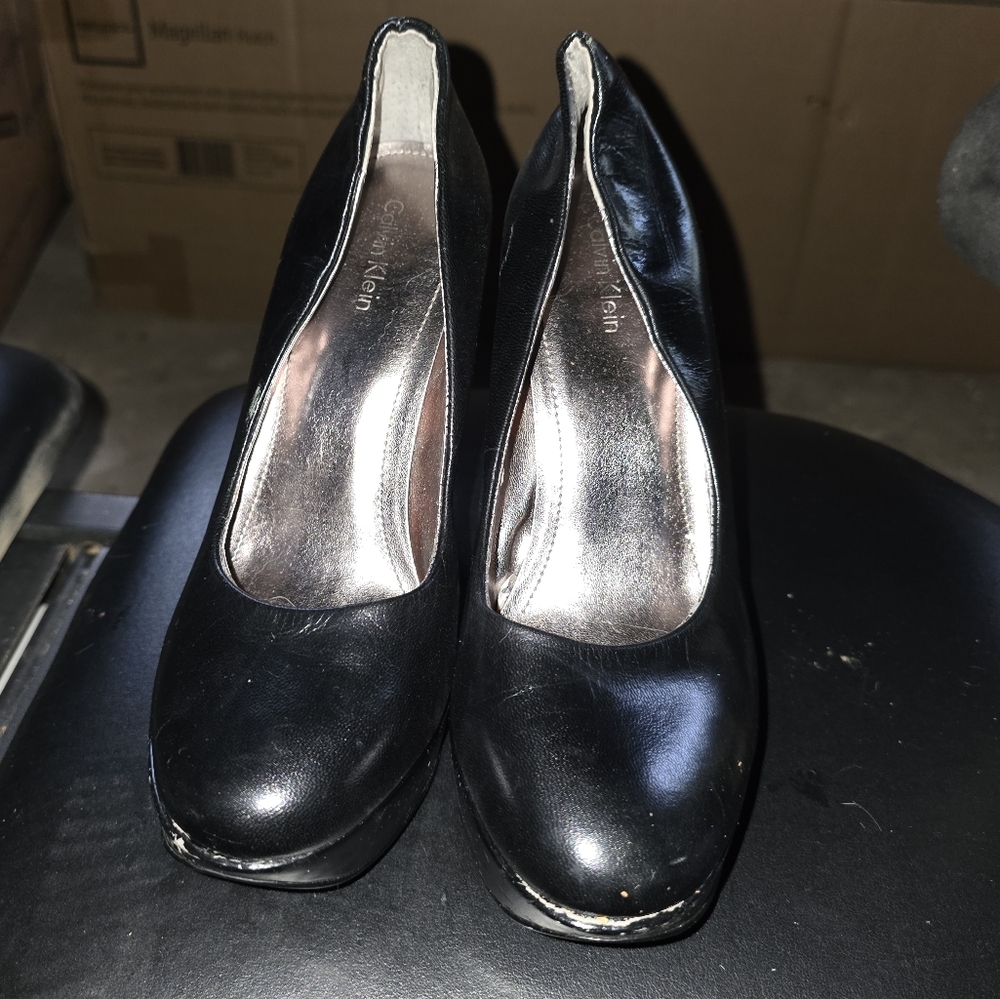 Calvin Klein platform heels